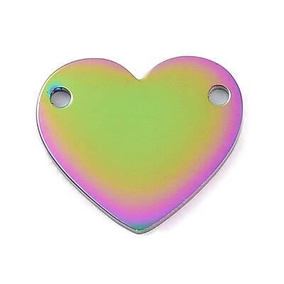 Ion Plating(IP) 304 Stainless Steel Stamping Blank Tag Pendants