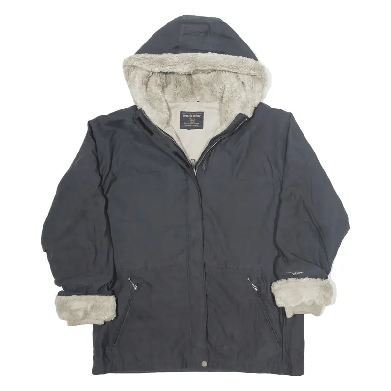 WOOLRICH Rain Jacket Grey Womens L