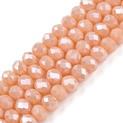 Electroplate Glass Beads Strands