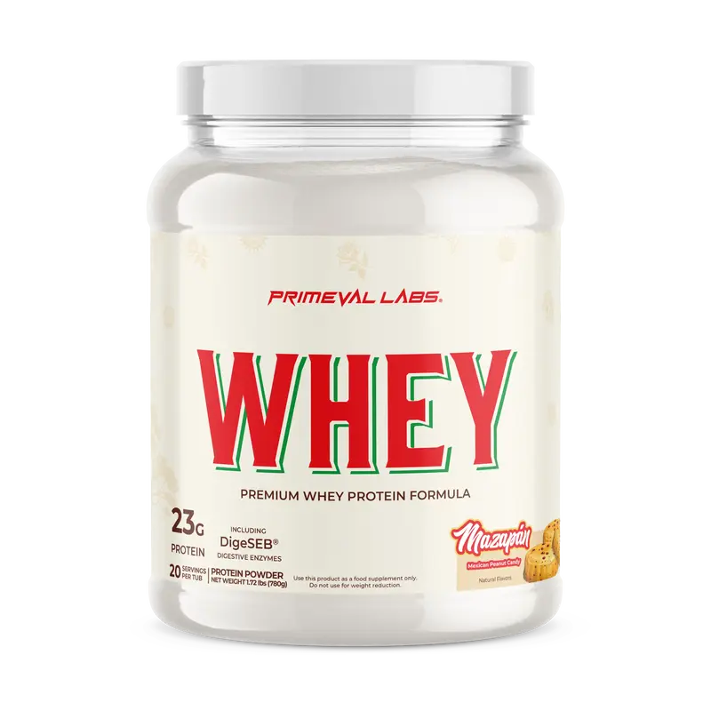 Primeval Labs Whey Protein Gourmet Flavors - High Protein 23g Per Serving, Authentic Latino Flavors