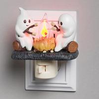 3D LED Small Electric Simulation Bonfire Night Light, Handmade Bonfire Ghost Roasting - Indoor Decoration, Ghost Fire Marshma...
