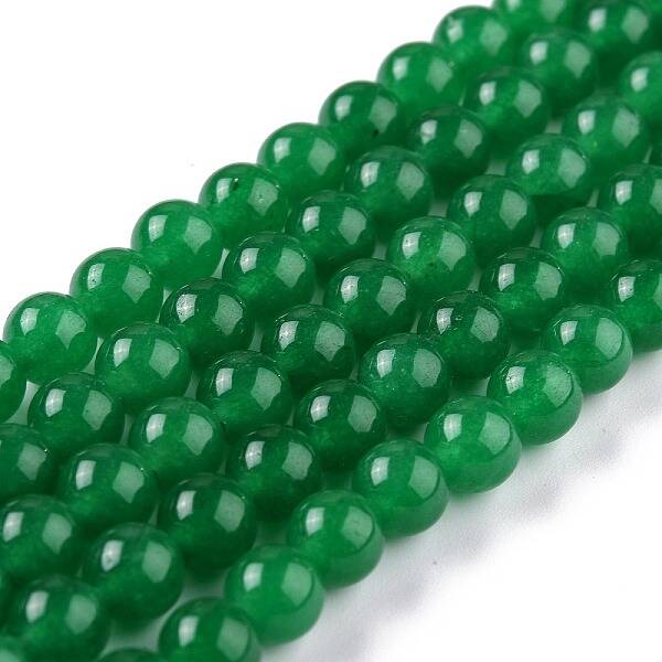 Natural White Jade Beads