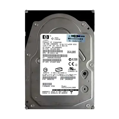 321499-003 HP 146GB Ultra-320 SCSI 15000 3.5-inch Hard Drive