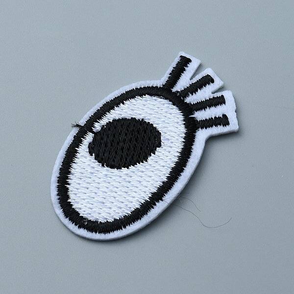 Single Eye Polyester Embroidery Cloth Iron on/Sew on Patches