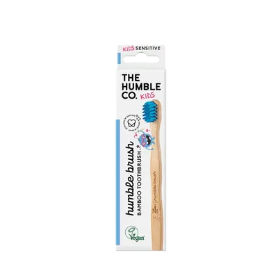 Humble Brush Kids - blue, sensitive bristles