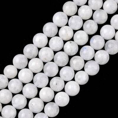Natural Rainbow Moonstone Beads Strands