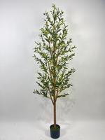 6FT Artificial Olive Tree, Potted Indoor Plants with Realistic Fruits and Branches Garden Decorations Home Goods artificial o...