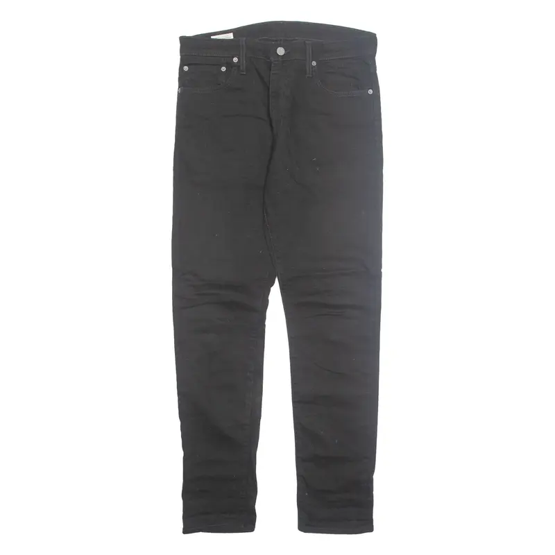 LEVI'S 502 Jeans Big E Mens Black Regular Tapered W32 L32