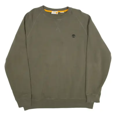 TIMBERLAND Regular Fit Mens Sweatshirt Green 2XL