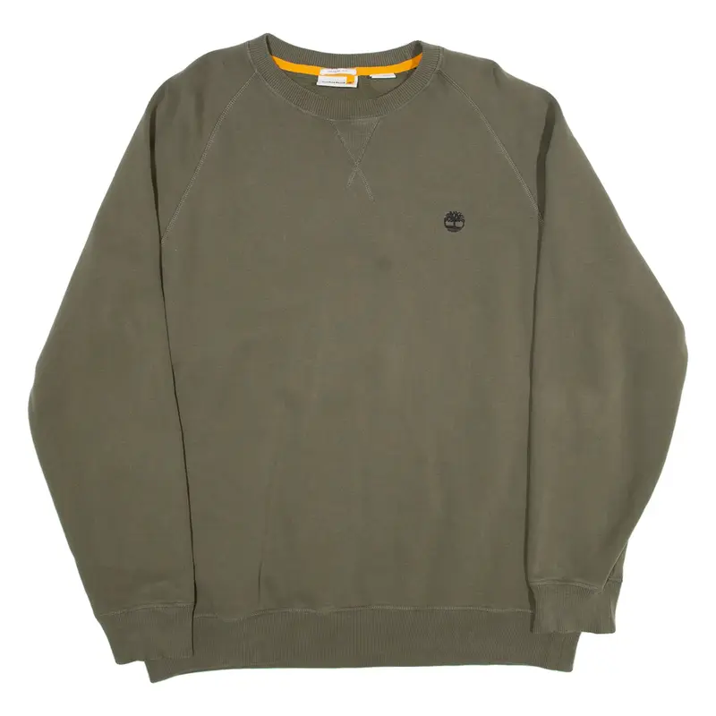 TIMBERLAND Regular Fit Mens Sweatshirt Green 2XL