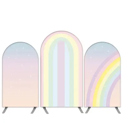 Aperturee Rainbow Theme Unicorn Baby Shower Arch Backdrop Kit | Wedding Arch Backdrop | Diy Arch Backdrop Cover | Diy Chiara ...