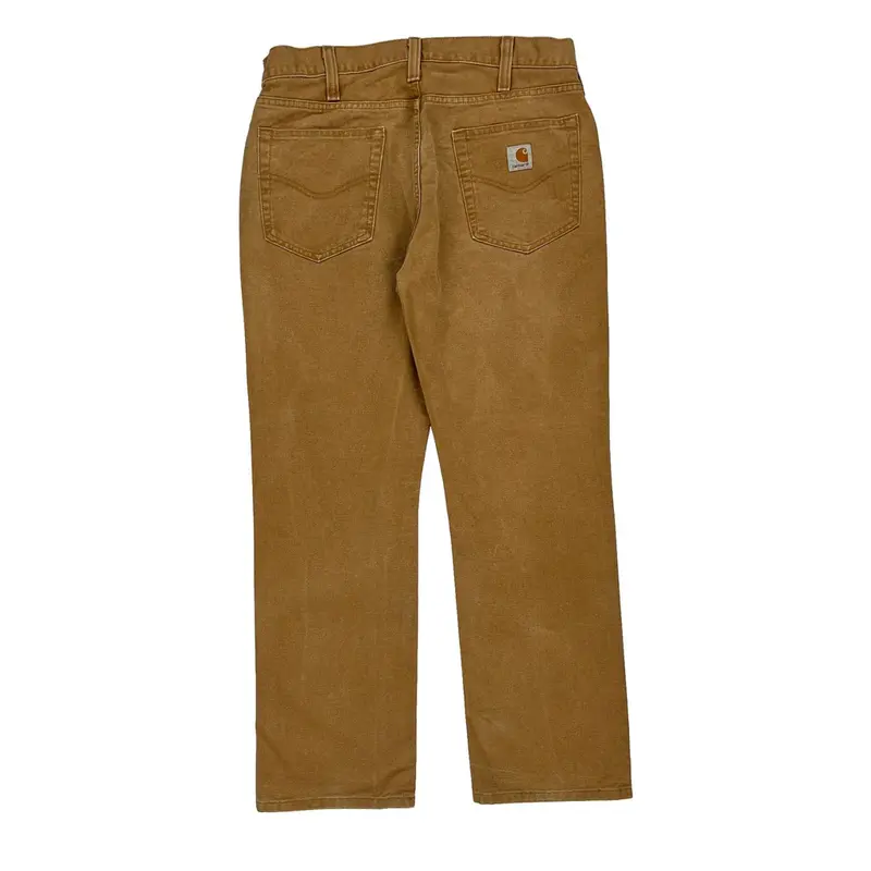 Carhartt Trousers - 32W 29L Brown Cotton