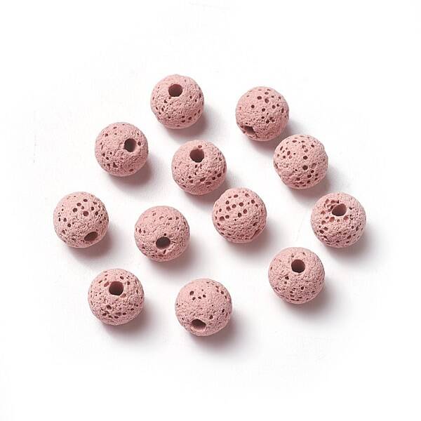 Unwaxed Natural Lava Rock Beads
