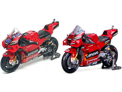 Ducati Desmosedici GP 43 Jack Miller and 63 Francesco Bagnaia \