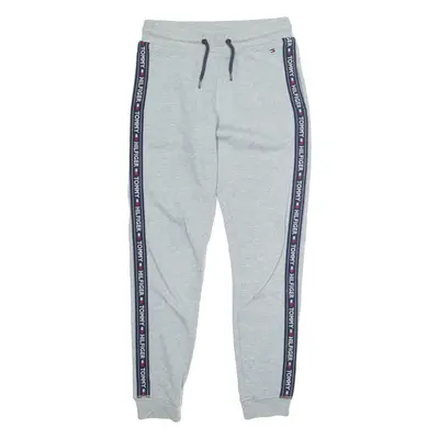 TOMMY HILFIGER Mens Joggers Grey Tapered XS W28 L28