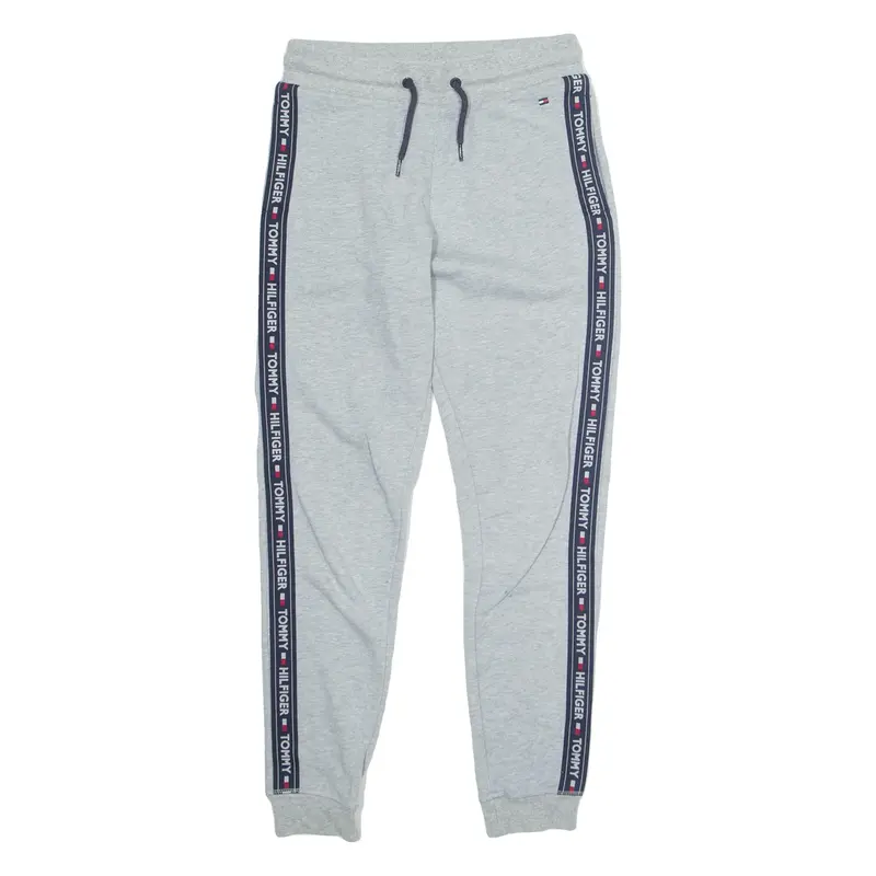 TOMMY HILFIGER Mens Joggers Grey Tapered XS W28 L28