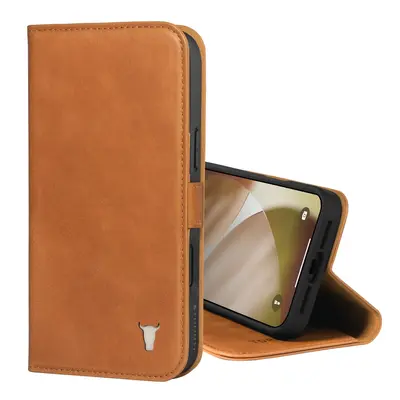 Apple iPhone 18 Pro Max / 17 Pro Max Leather Wallet Case (MagSafe Charging) - Tan