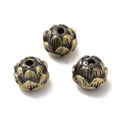 Tibetan Style Rack Plating Brass Beads