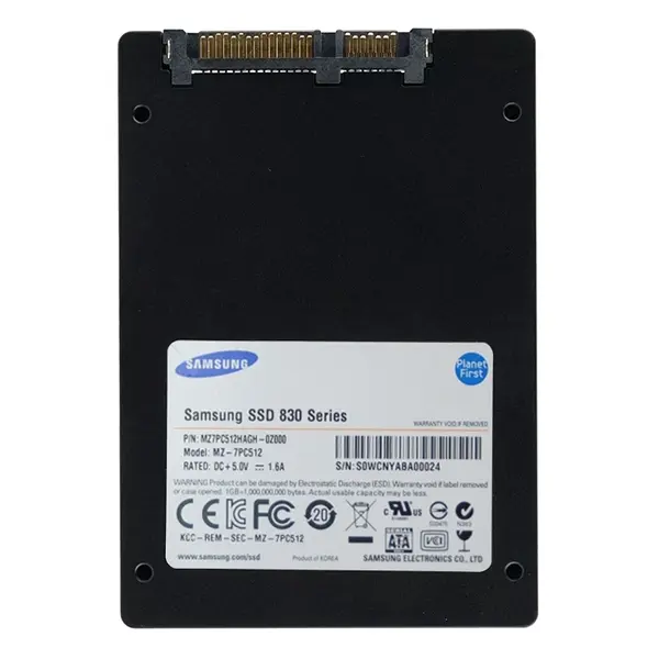 MZ7PC512HAGH-0Z000 Samsung 830 Series 512GB MLC SATA 6GB/s 2.5-Inch Internal Solid State Drive