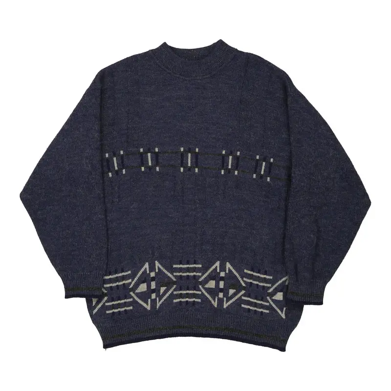 West Port Jumper - XL Navy Alpaca Blend