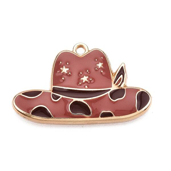 Rack Plating Alloy Enamel Pendants