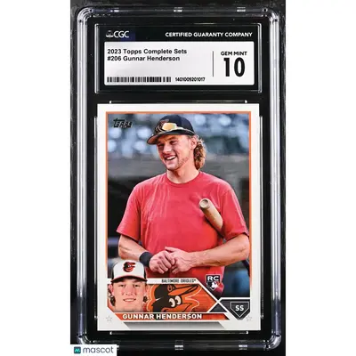Gunnar Henderson CGC 2023 Complete Sets #206 Baseball 10