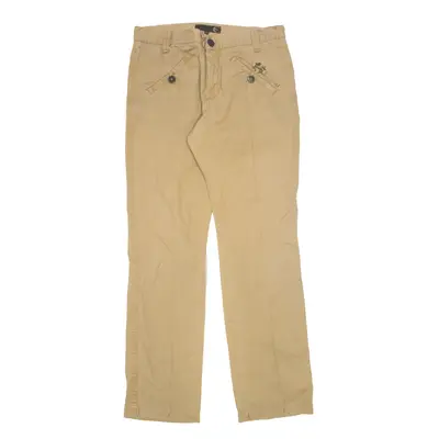 JUST CAVALLI Trousers Beige Regular Straight Mens W36 L34