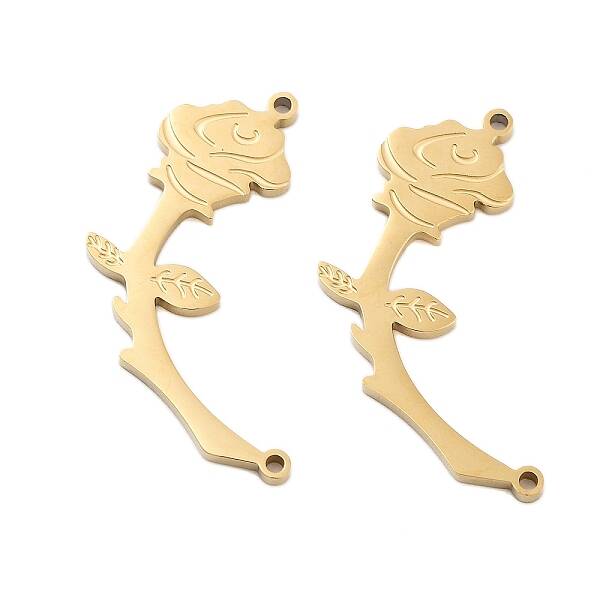 Ion Plating(IP) 304 Stainless Steel Connector Charms