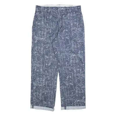 DICKIES Mens Trousers Blue Regular Straight W32 L27