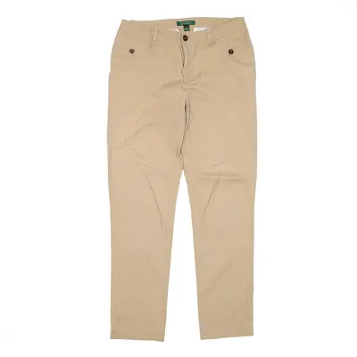 LAUREN RALPH LAUREN Trousers Beige Slim Tapered Womens W28 L27