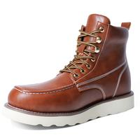 Men's Breathable Safety Cowboy Boots-Anti- Slip with Steel Toe Protection, Men's Work Boots with Soft Toe, Suitable for All S...