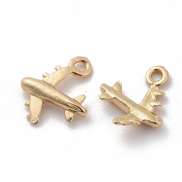 Brass Airliner Charms
