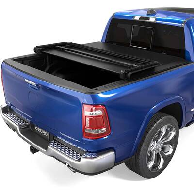 OEDRO 5.6Ft Soft Tri-Fold Truck Bed Tonneau Cover Fits for Dodge Ram 1500 2009-2025 (Incl. Classic & New), 5.6 Feet Bed (67\