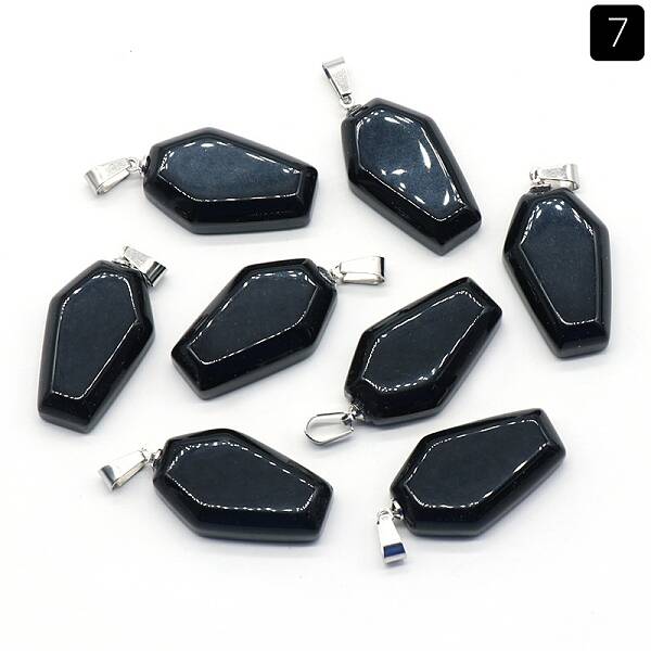 Natural Obsidian Pendants