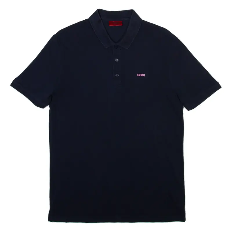 HUGO BOSS Mens Polo Shirt Blue M