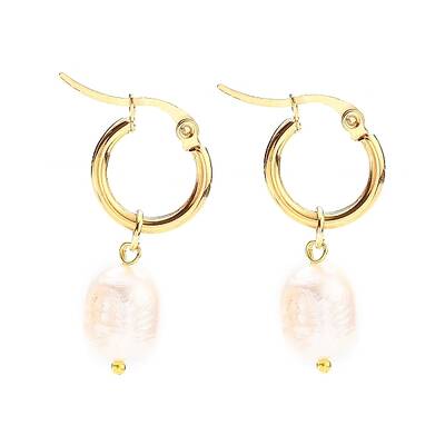 304 Stainless Steel Hoop Earrings