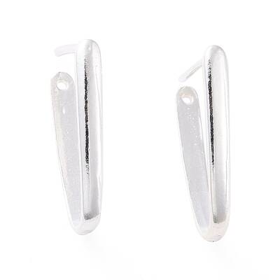 925 Sterling Silver Ice Pick Pinch Bails