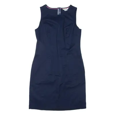BODEN Womens Pencil Dress Blue Sleeveless Knee Length UK 12
