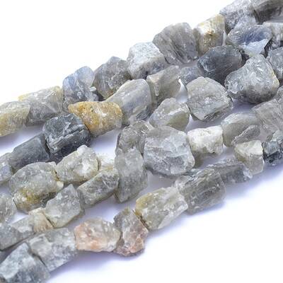 Raw Rough Natural Labradorite Beads Strands
