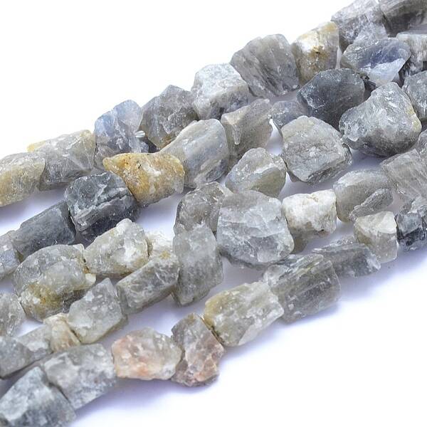 Raw Rough Natural Labradorite Beads Strands