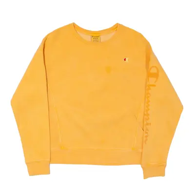 CHAMPION Reverse Weave Sweatshirt Orange Womens M