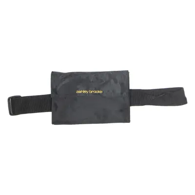 ASHLEY BROOKS Womens Bum Bag Black Leather Faux Leather