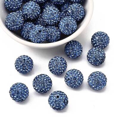 Pave Disco Ball Beads