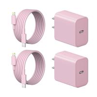 JOZASHON [MFi Certified] 20W Type C Fast Charging Block with 6FT USB C to Lightning Cable Compatible for iPhone 14/13/12/11 P...