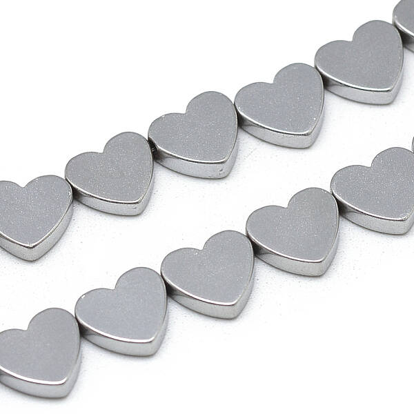 Electroplate Non-magnetic Synthetic Hematite Beads Strands