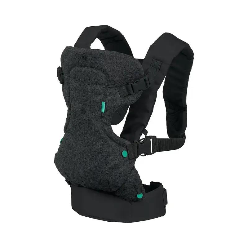 Hands-Free Baby Wrap Carrier, Flip 4-in-1 Advanced Carrier, Convertible Face in or Out or Front or Back, with Washable bib In...