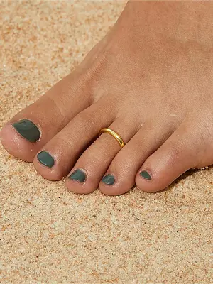 Simple Plain Geometric Design Adjustable Foot Ring, Gifts for Her, Minimalist Foot Ring, Women's Fashion Cute Jewelry Accesso...