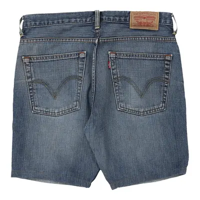 Levis Denim Shorts - 34W 8L Blue Cotton