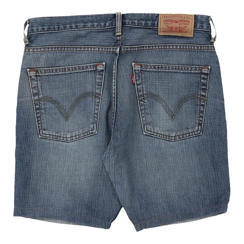 Levis Denim Shorts - 34W 8L Blue Cotton