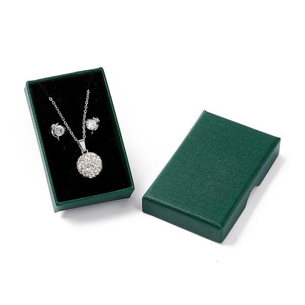 Paper with Sponge Mat Necklace Boxes